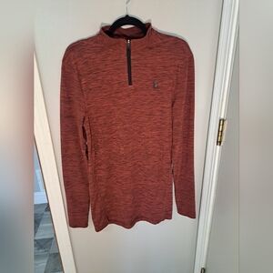 Spyder Active Men’s 1/4 Zip Pullover – Red/Black Heather – Size Medium